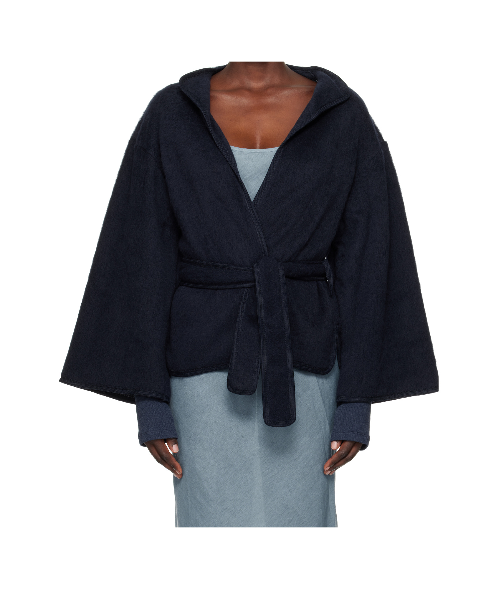 Baserange Long Sleeve Casual Jacket In Black