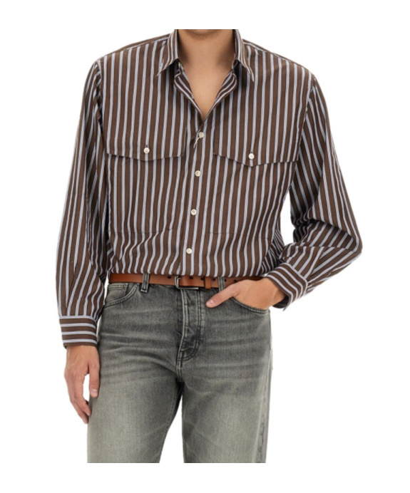 Sunflower Long-sleeved Shirt In Brown