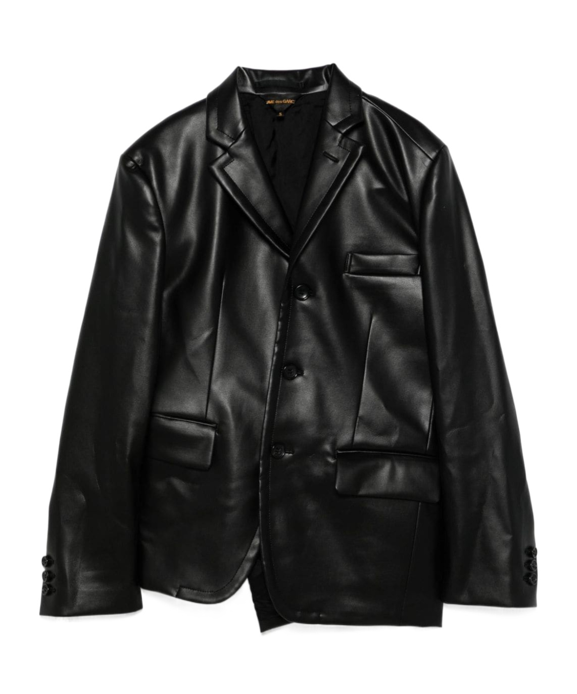 COMME DES GARÇONS COMME DES GARÇONS ASYMMETRIC BUTTONED JACKET