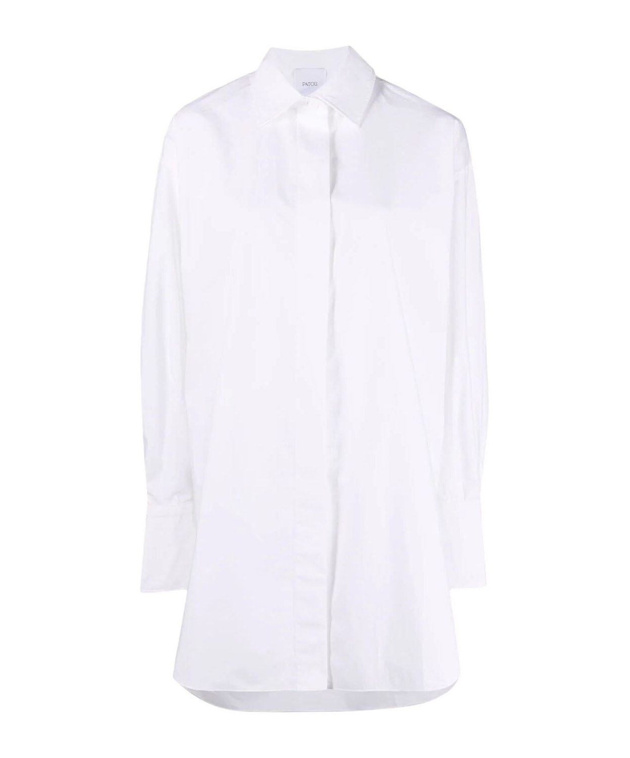 Patou Iconic Mini Shirt Dress Clothing In White