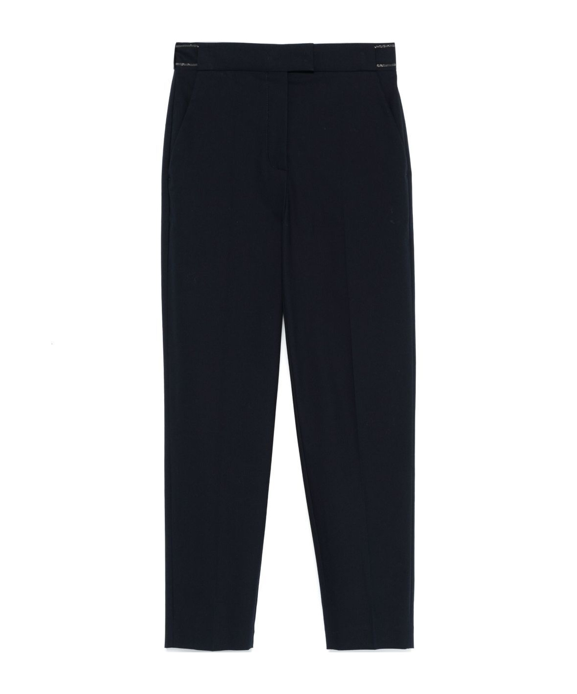 Brunello Cucinelli Tapered Trousers In Black