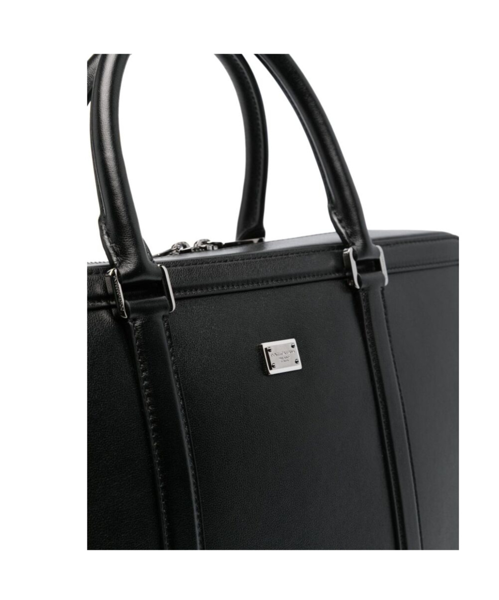 Dolce & Gabbana Dual-handle Briefcase In Black