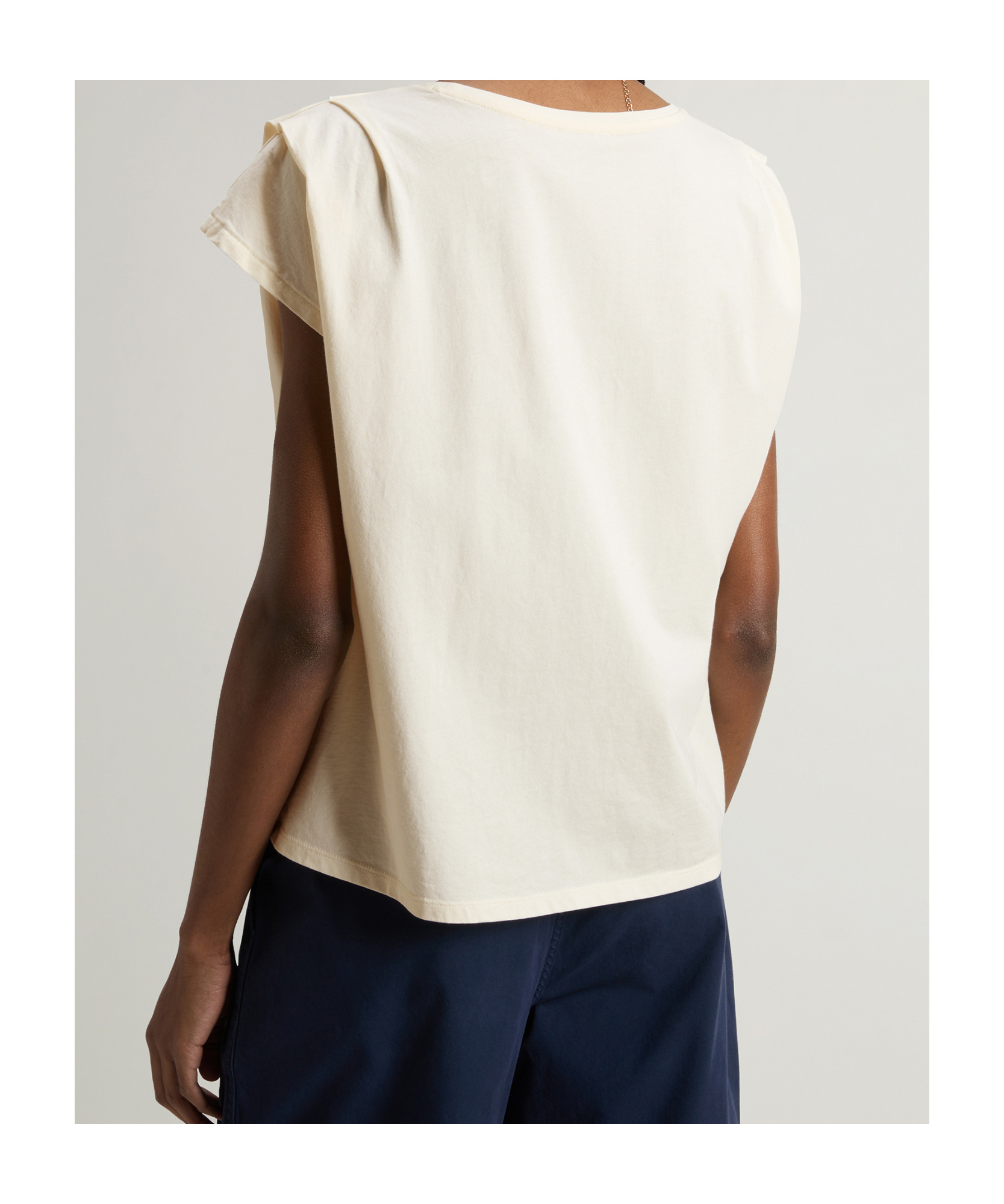 Woolrich Pleated T-shirt In White