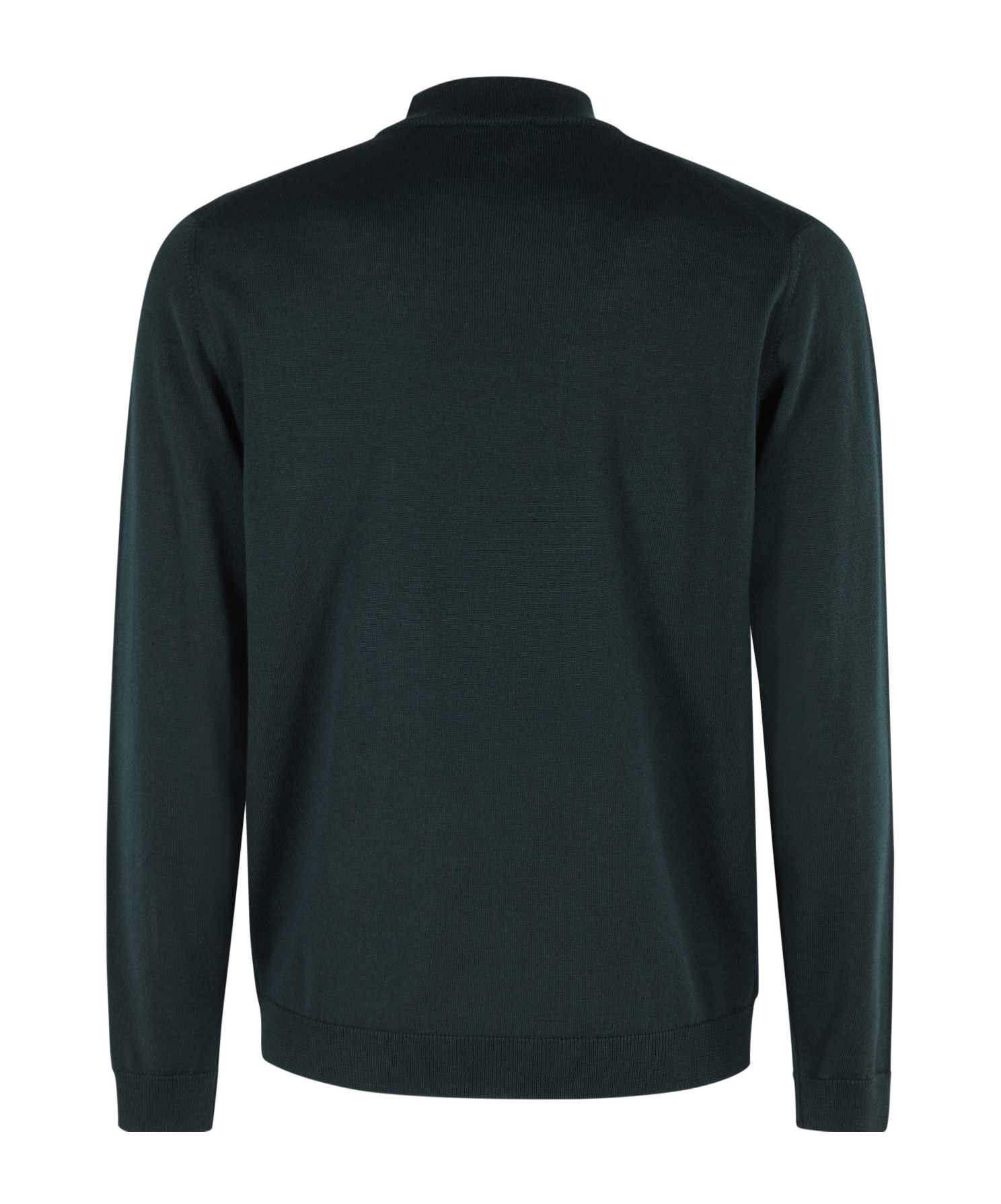 Roberto Collina Long Sleeve Ribbed Sweatshirt In Green