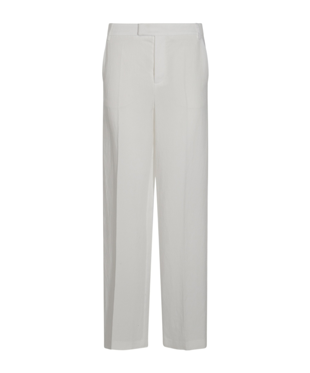 BLUMARINE LOGO-LETTERING TROUSERS