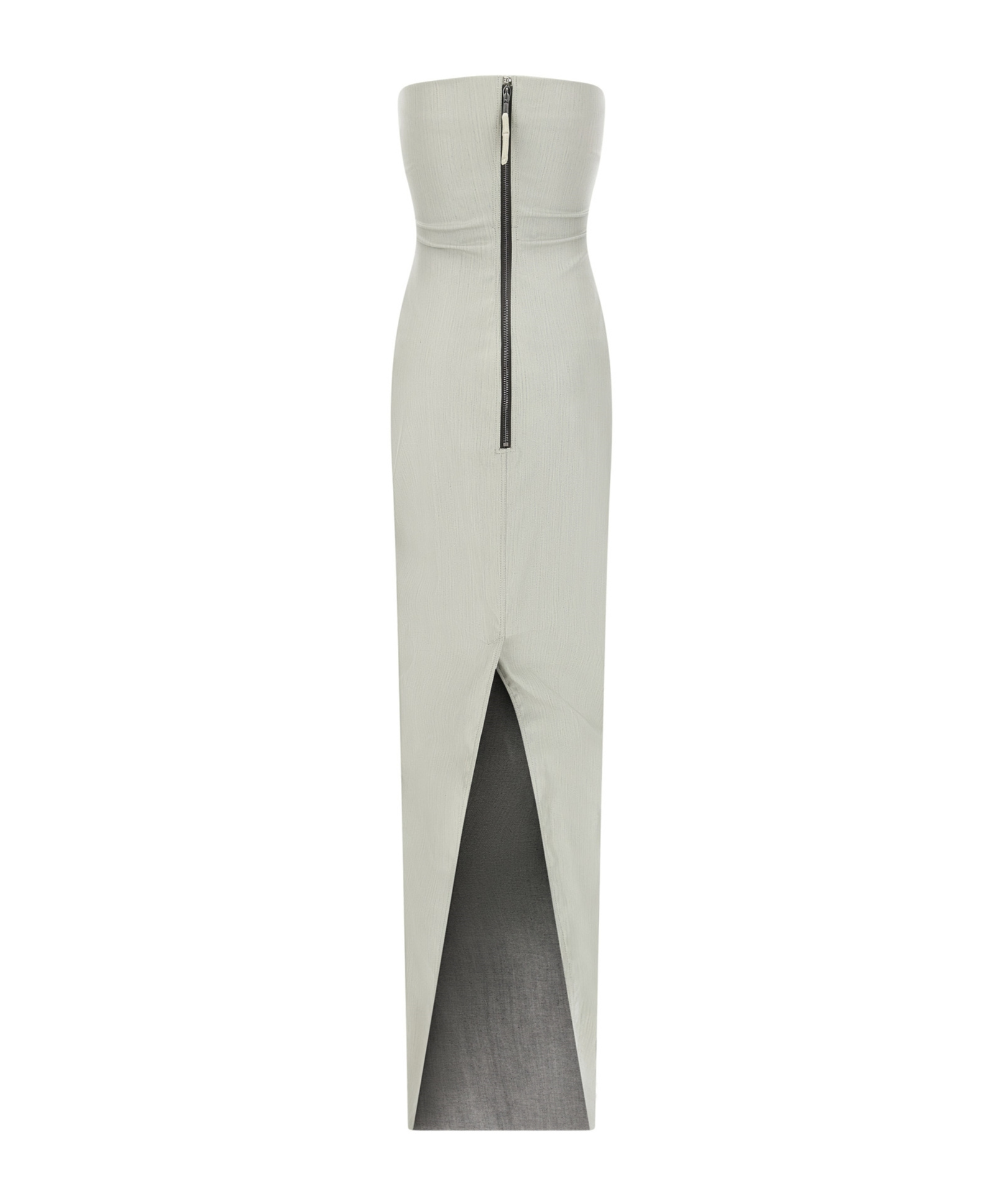 Rick Owens Prong Gown Dresses Gray In Gray