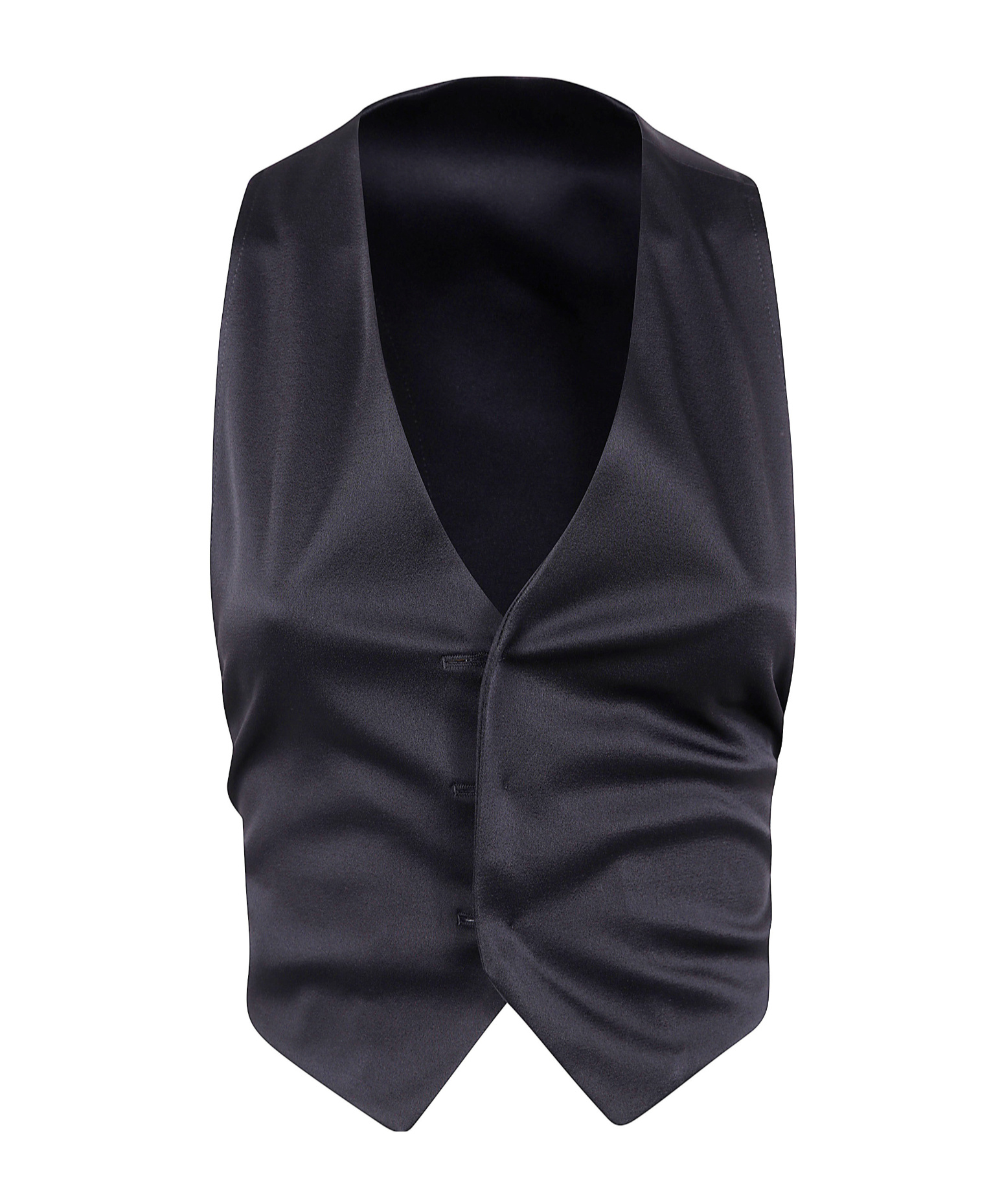 Ann Demeulemeester Mary Weste Aus Satin In Black