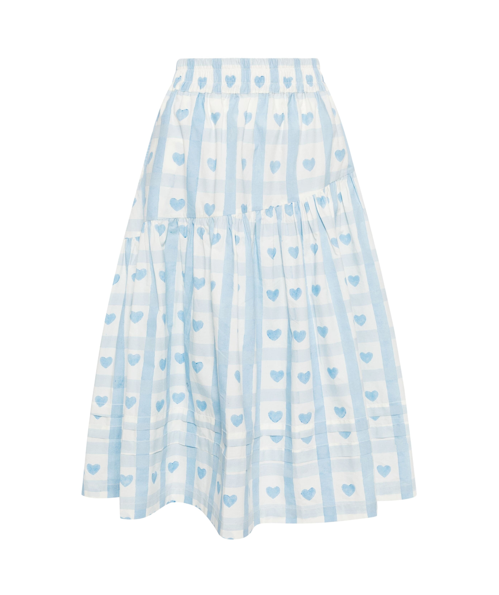Shop Story Mfg. Juniper Midi Skirt In White