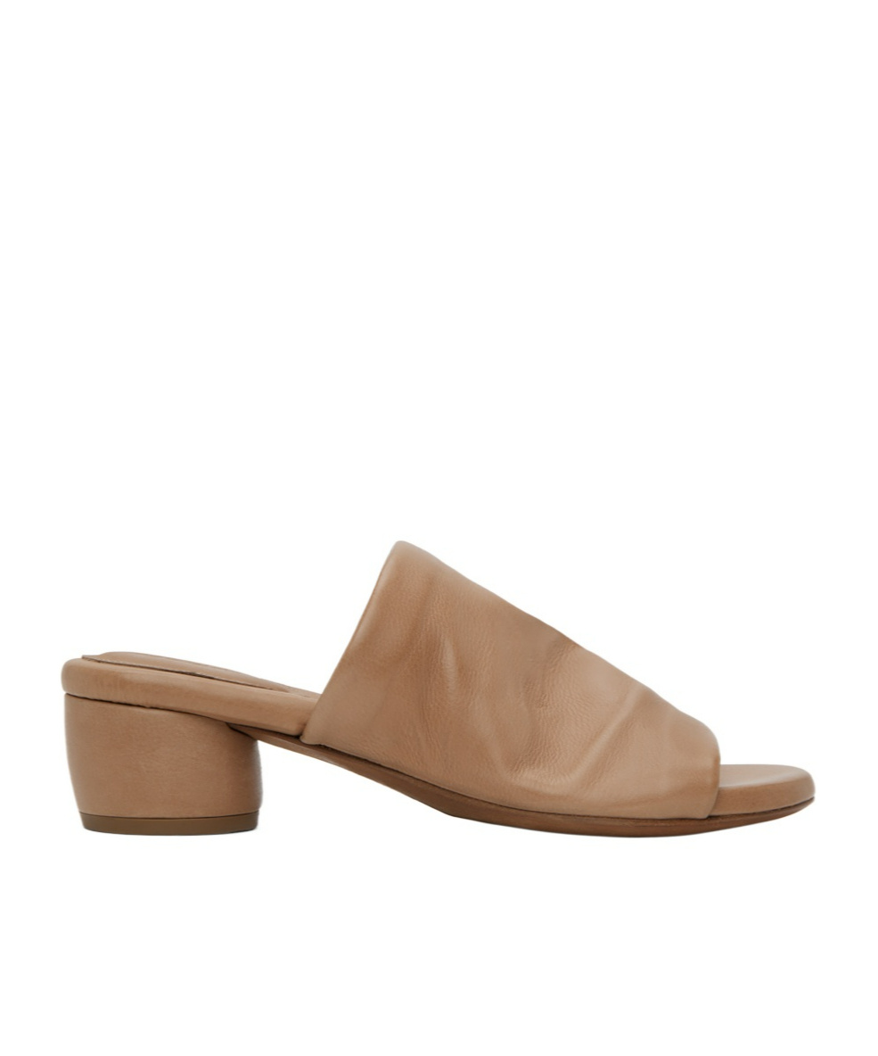 Marsèll Otto Round-headed High-heeled Sandals In Brown