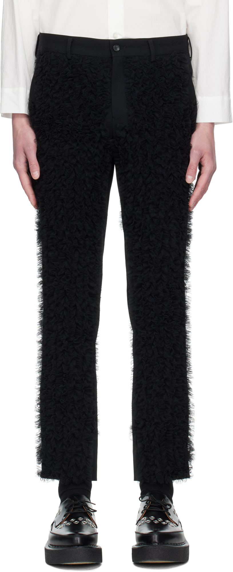 COMME DES GARÇONS BELT LOOPS SLACKS 
