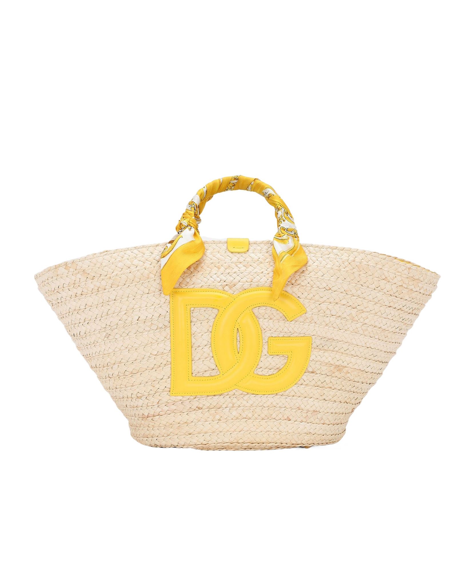 Dolce & Gabbana Medium Kendra Interwoven Tote Bag In Nude