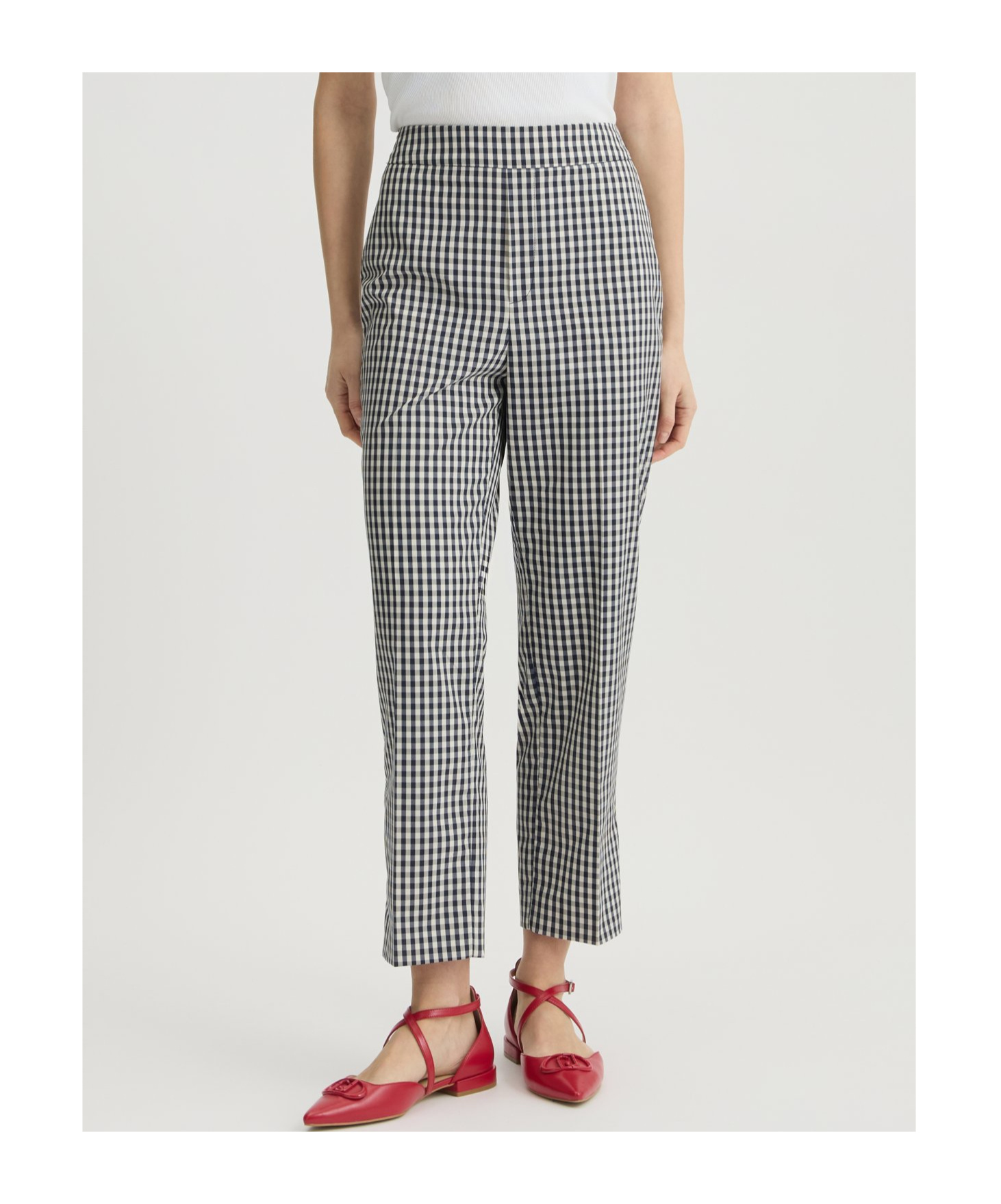 Liu •jo Check-pattern Cropped Trousers