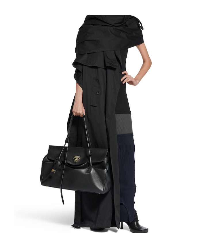 Balenciaga Women's Automobili Lamborghini Carrie Carry All Bag In Black