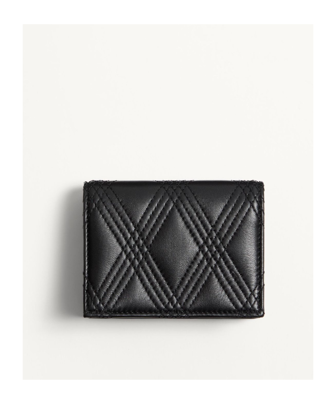 Valentino Garavani Garavani Quiltie 67 Wallet In Quilted Nappa Woman Black Uni In Black