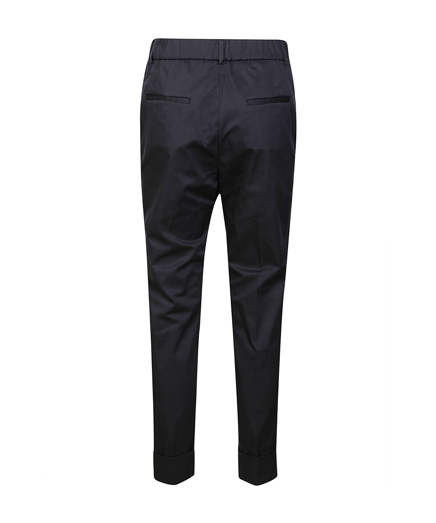 Peserico Belt Loops Slacks In Black