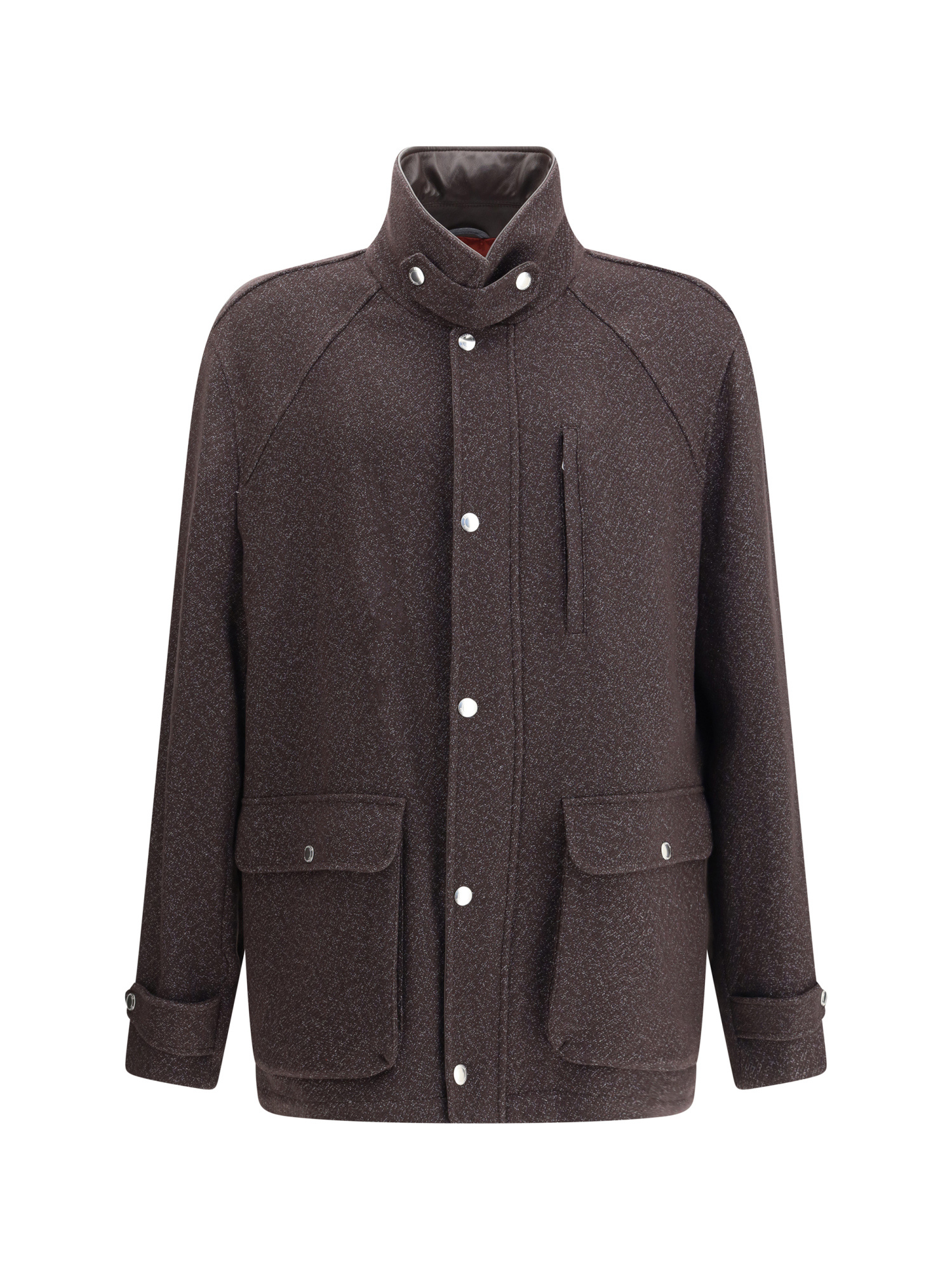 Brunello Cucinelli Long-sleeved Casual Jacket In Black