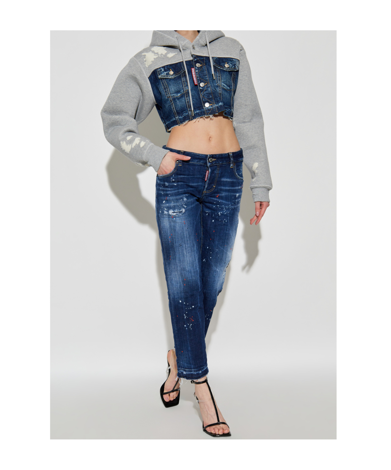 Dsquared2 Stretch Denim Boston Jeans