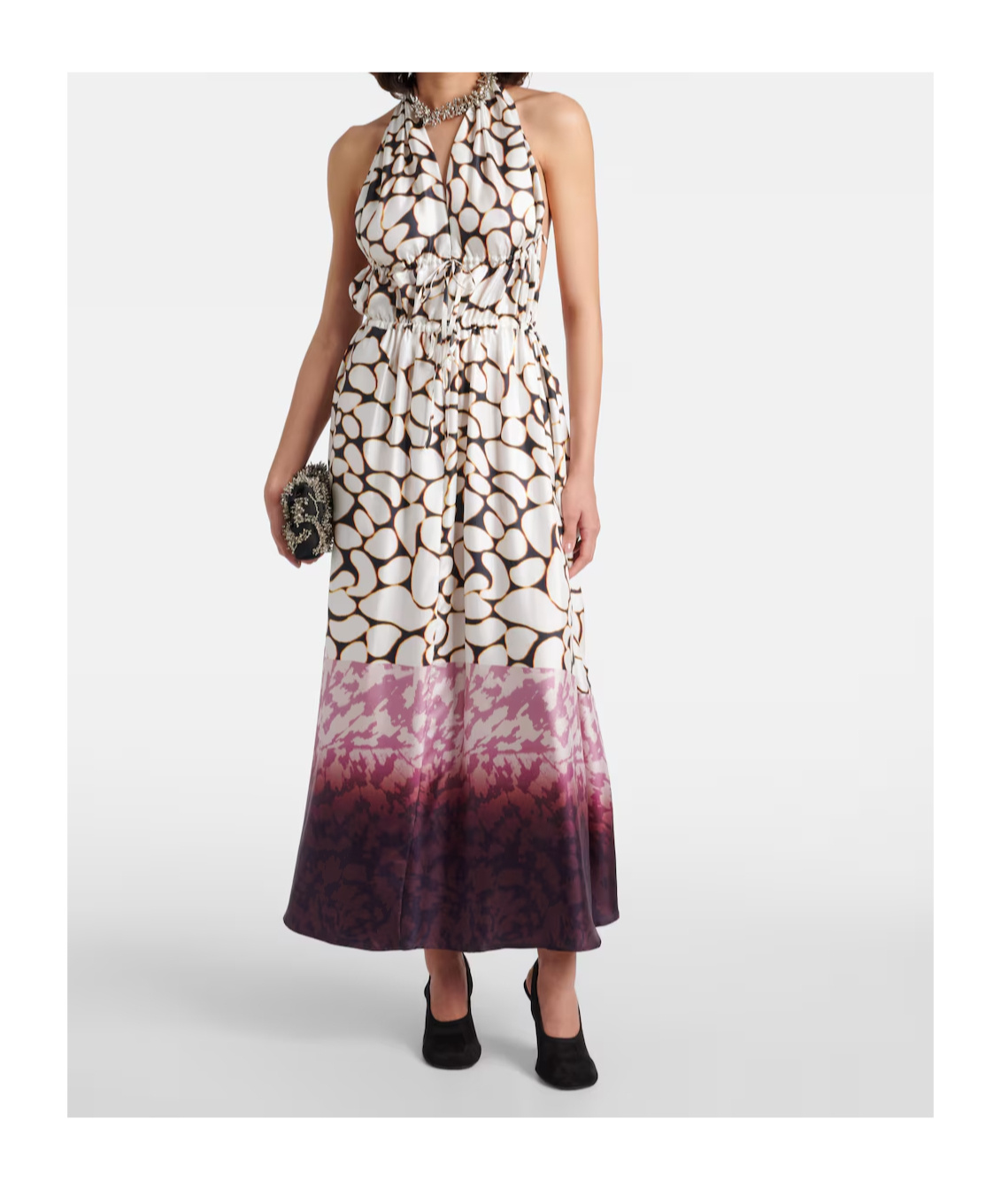 Dries Van Noten Open-toe High-heeled Sandals In Multi