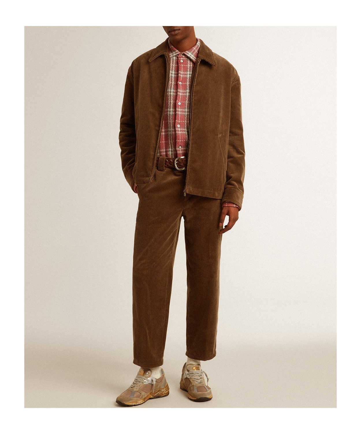 Golden Goose Belt-loop Casual Pants In Brown