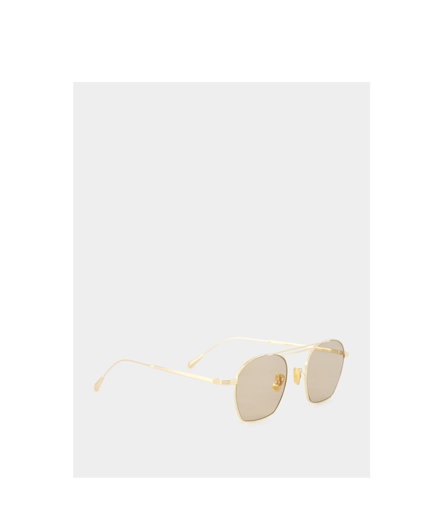 Cutler  Gross 0004 Pilot-frame Sunglasses In Brown