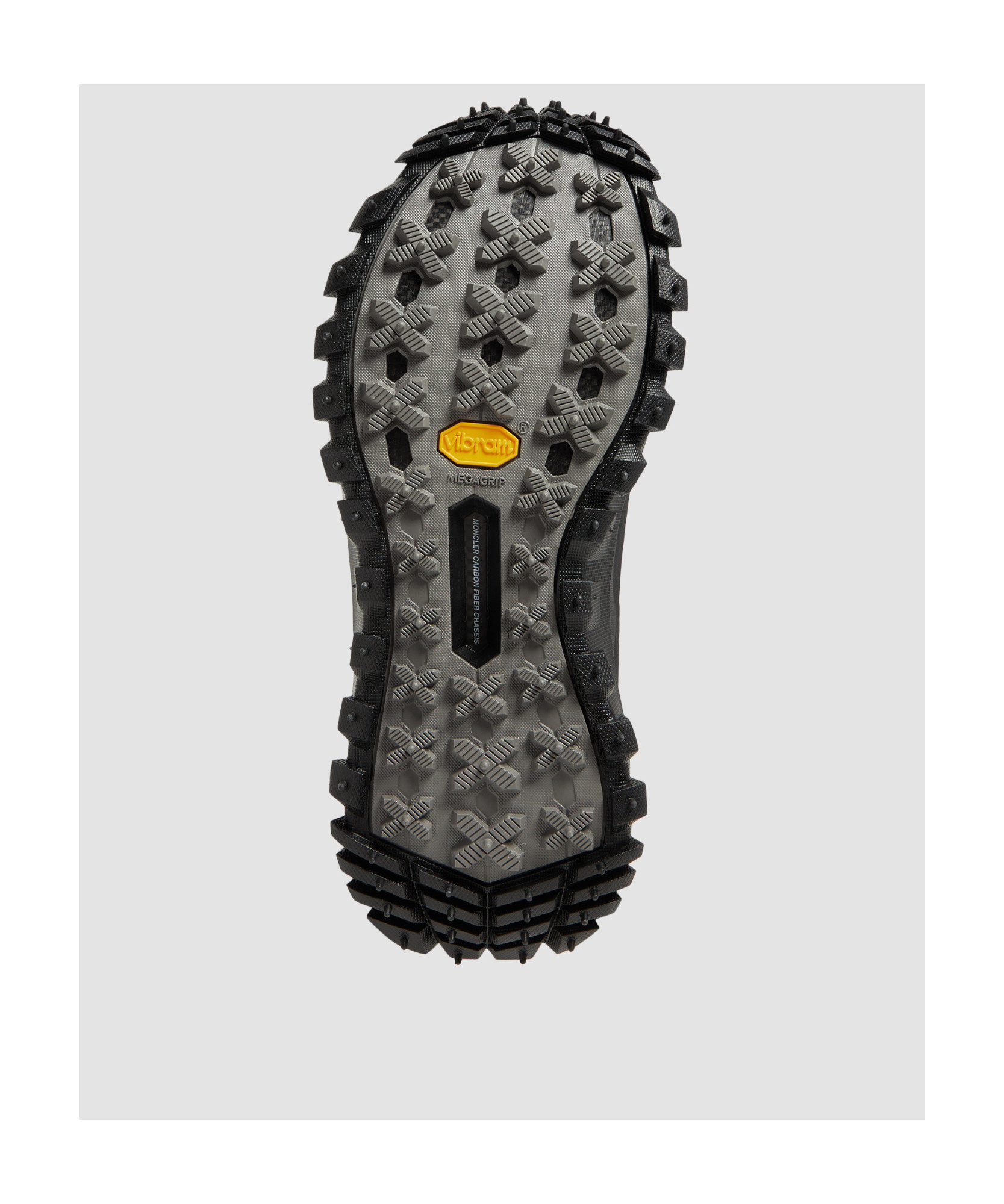 Moncler Trailgrip Apex Leather And Suede Sneakers In Black