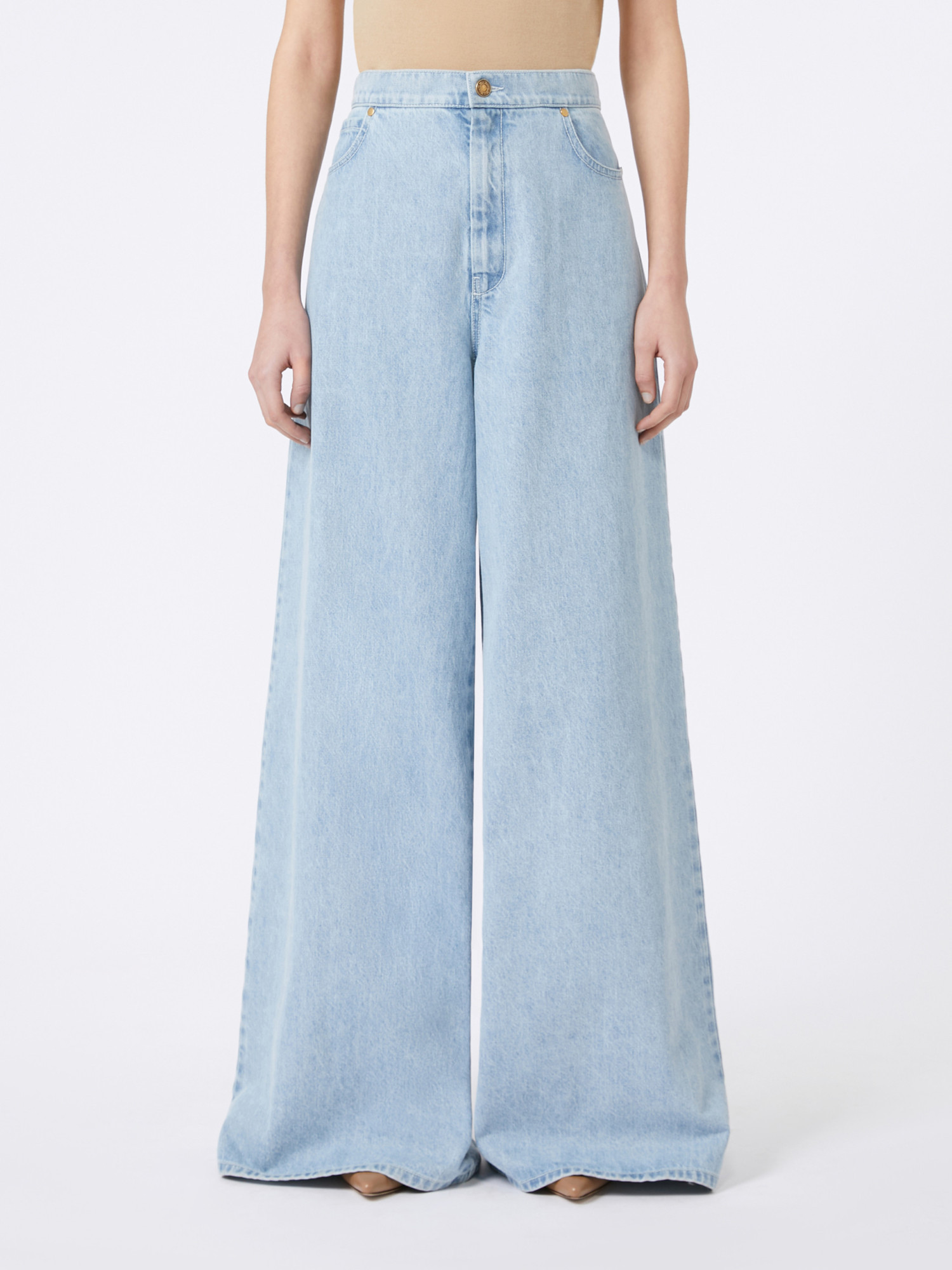 Max Mara Denim Affari Wide-leg Jeans