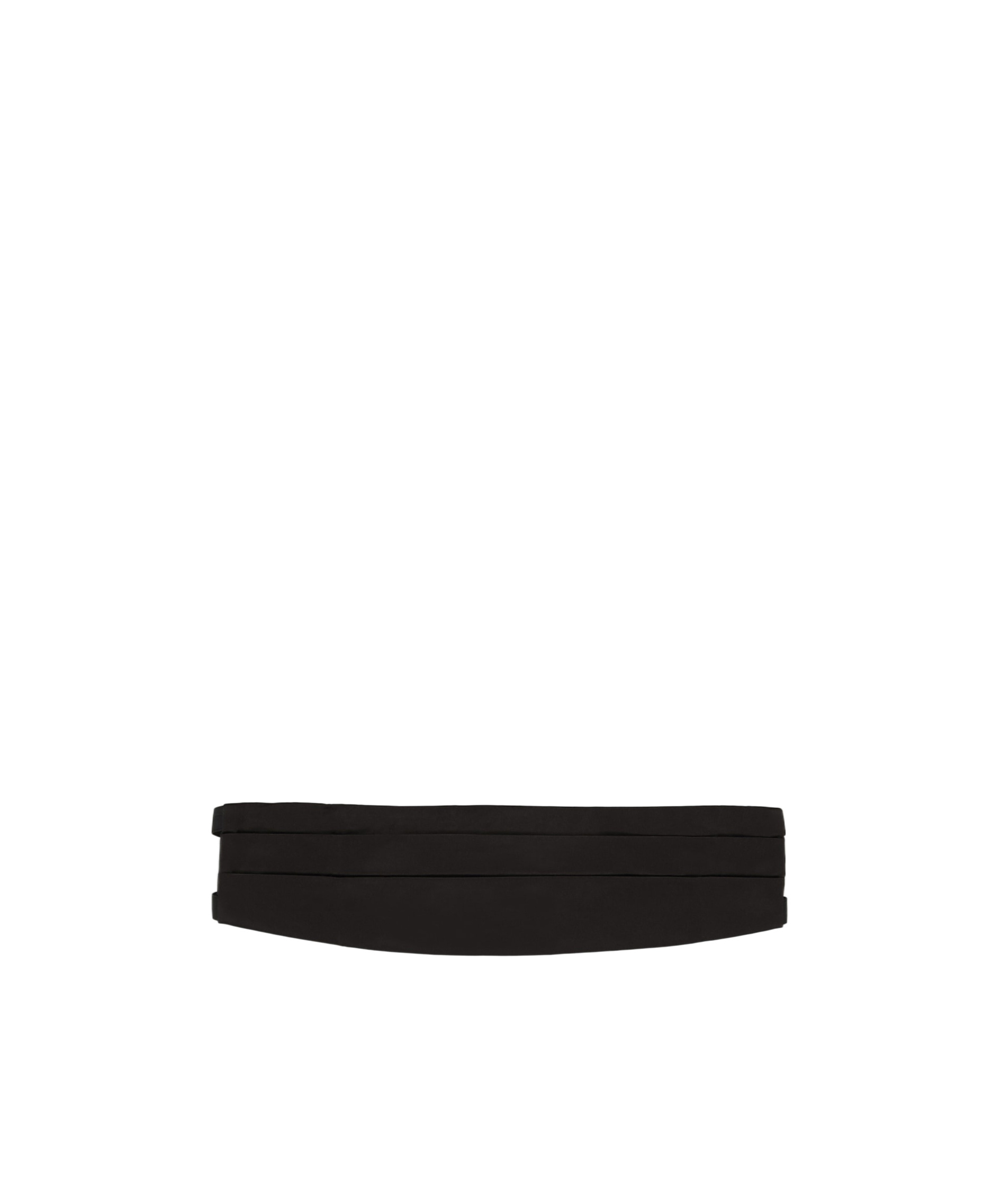 Giorgio Armani Silk-satin Tuxedo Cummerbund In Black