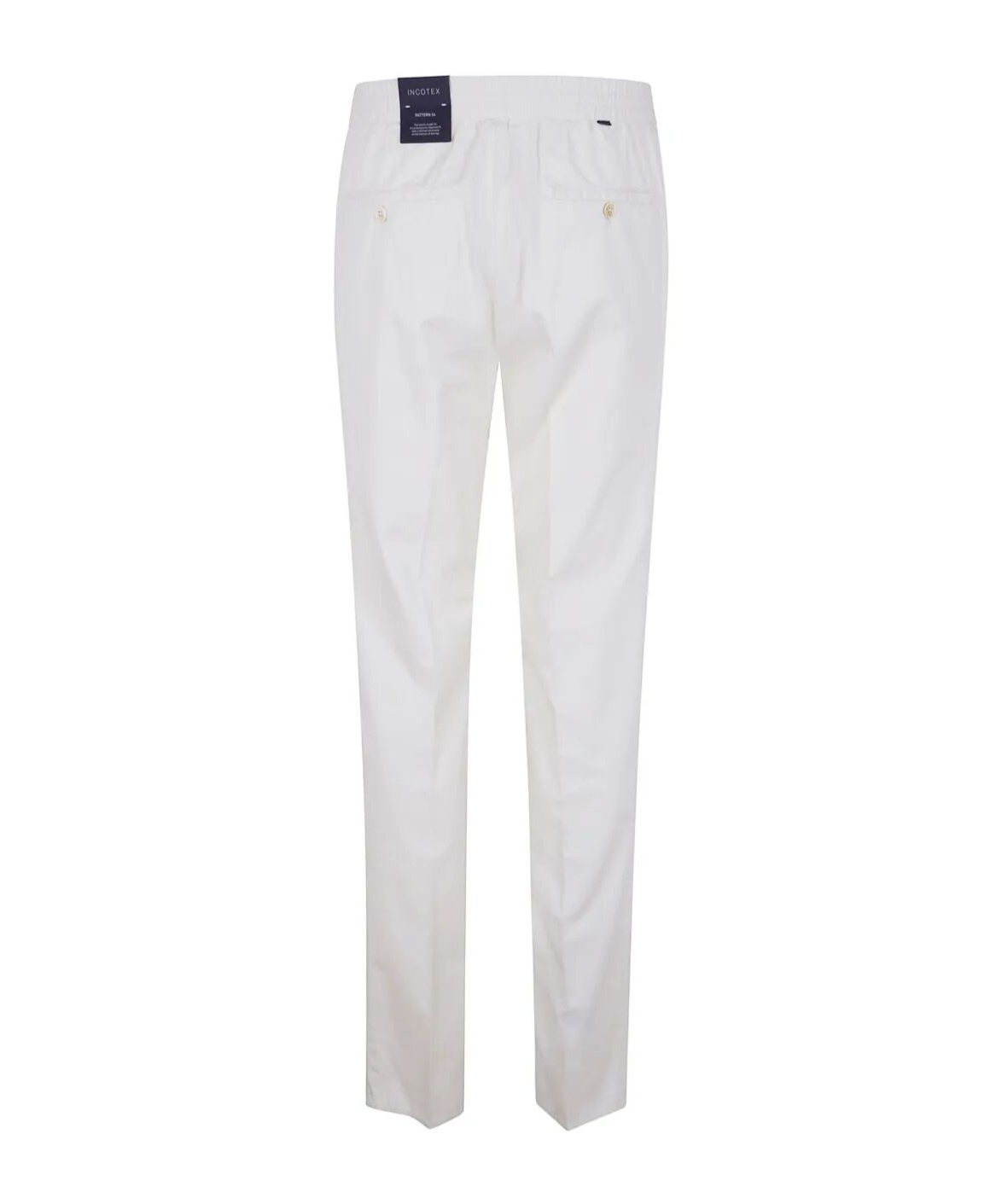 Incotex Tapered Fit Trousers In White