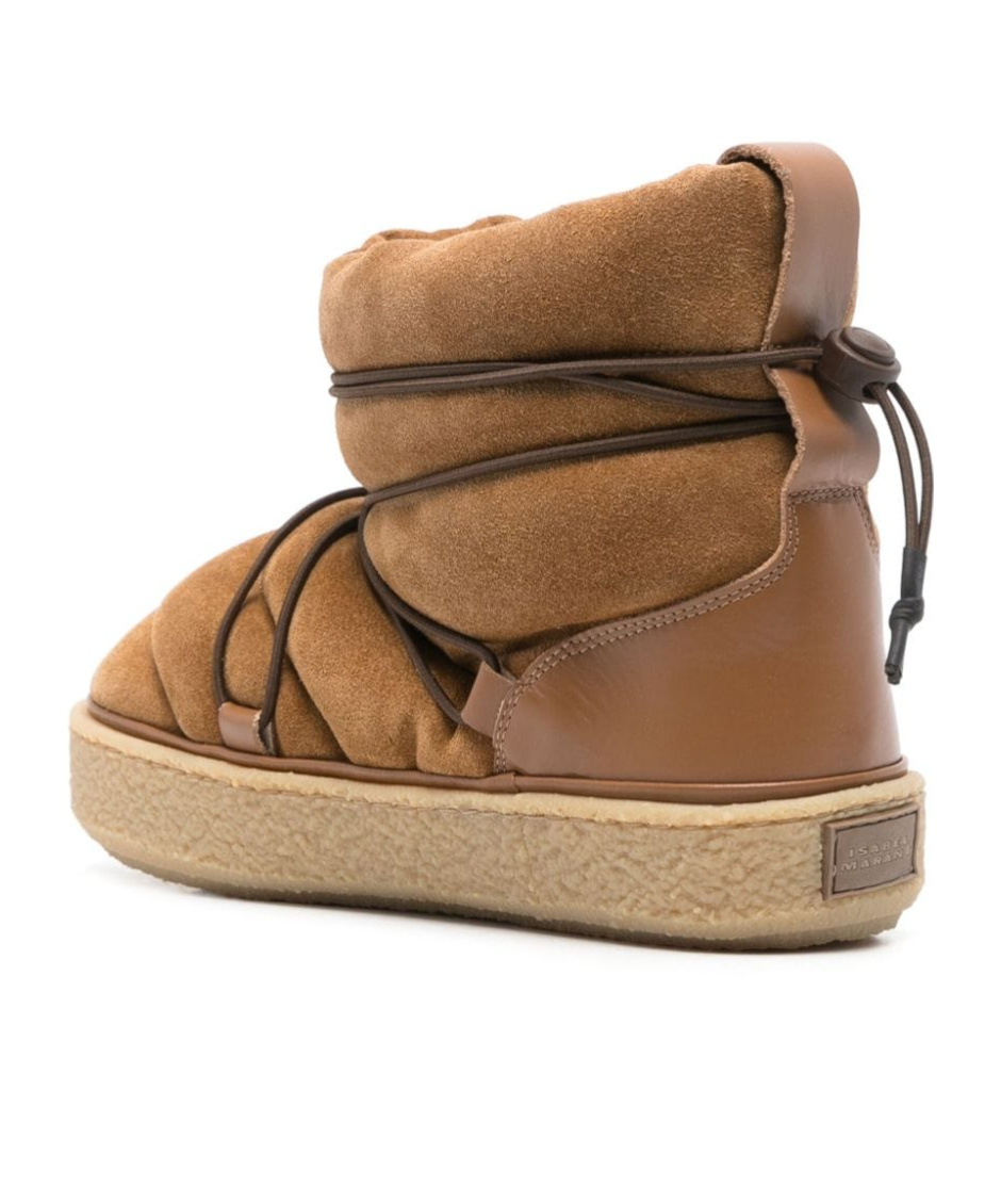 Isabel Marant Heta Suede Ankle Boots In Brown