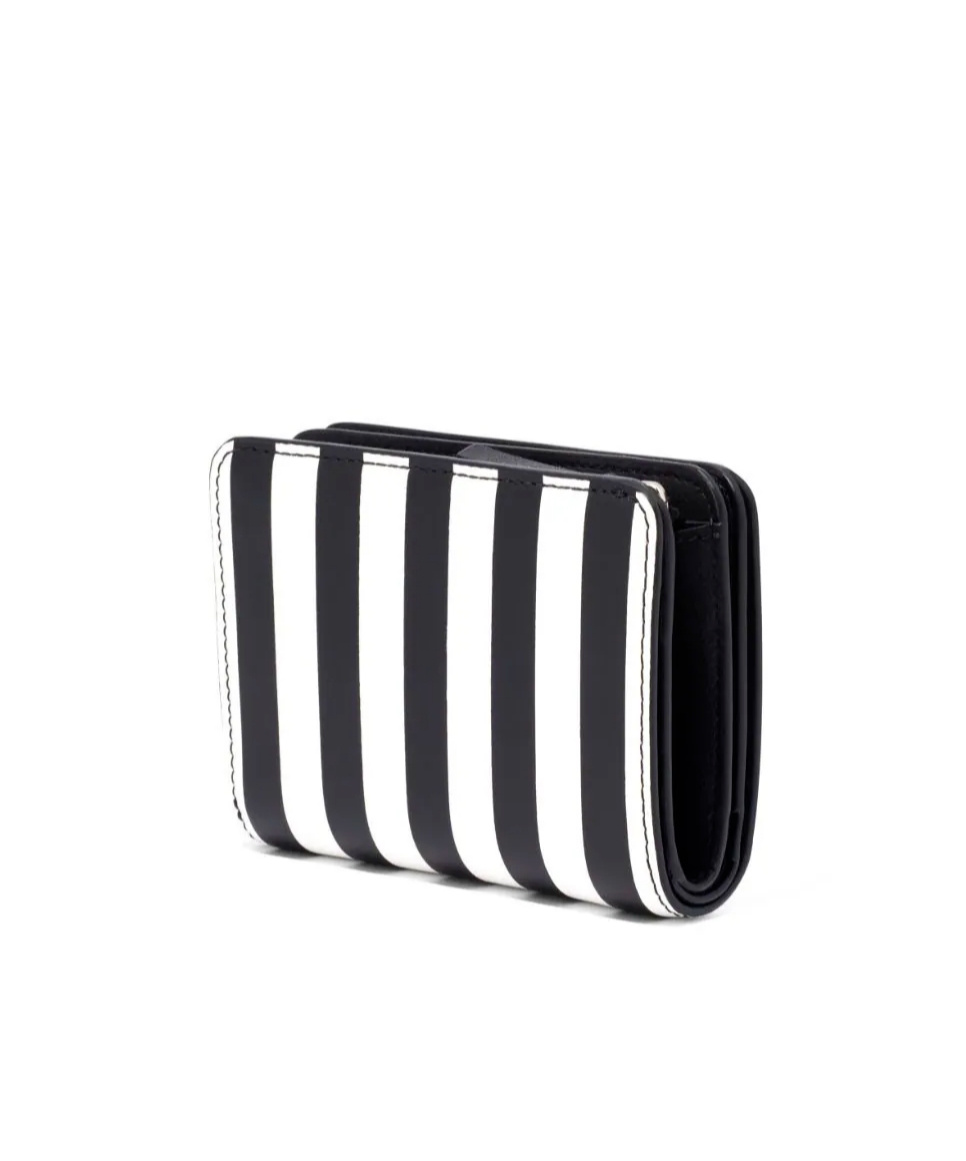 Marc Jacobs The Stripe Compact Wallet In White