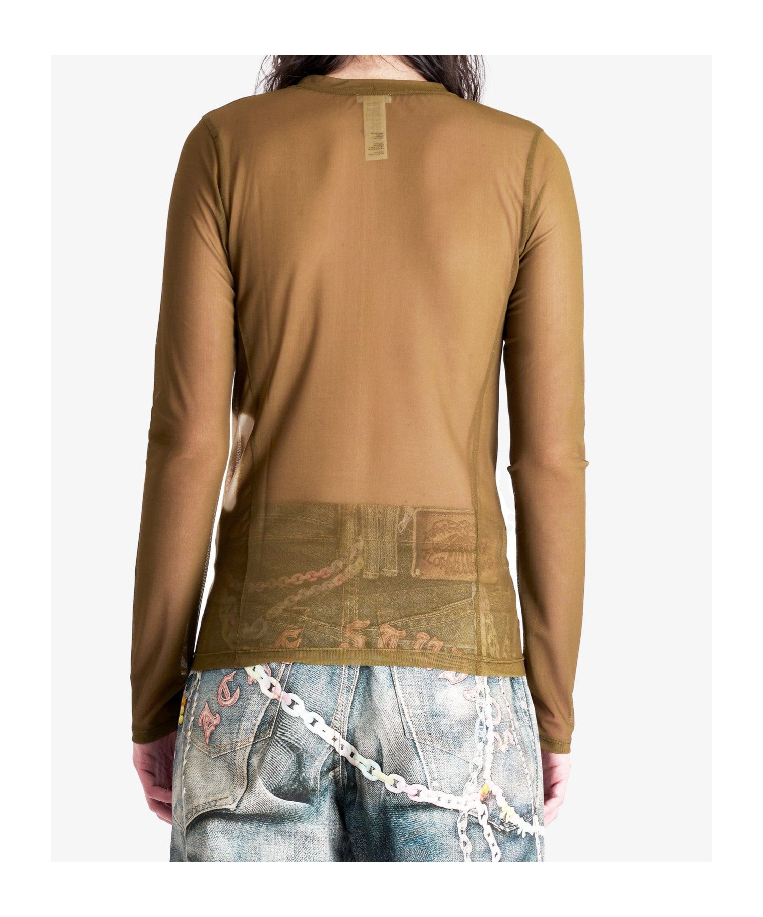 Acne Studios Long-sleeved T-shirt In Multicolor