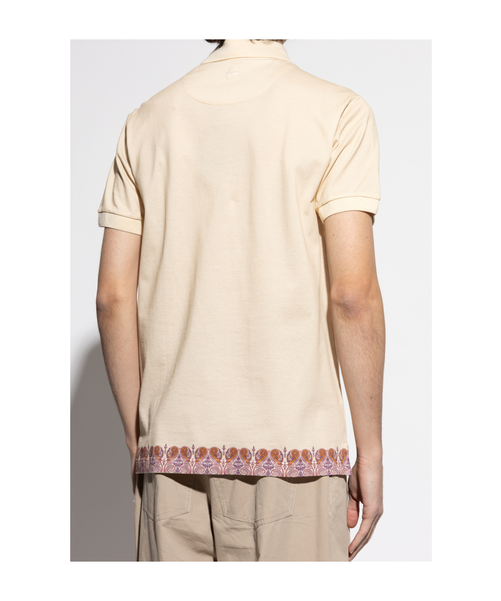 ETRO ETRO PAISLEY MOTIF-ADORNED POLO SHIRT