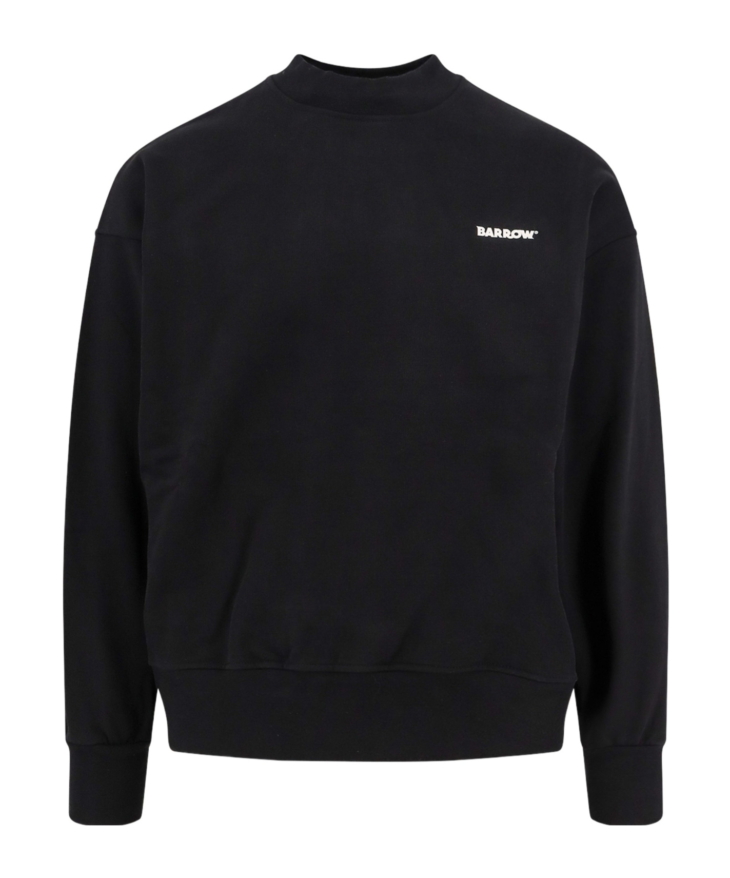 Barrow Round-neck Sweatshirt In Black