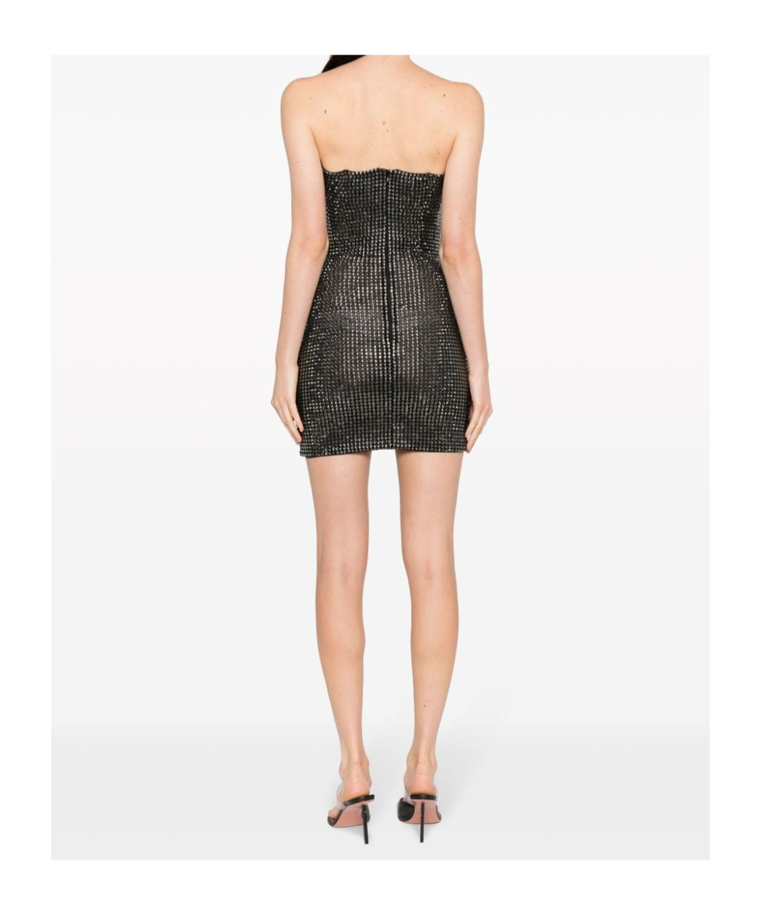 Giuseppe Di Morabito Off-shoulder Stud-embellished Minidress