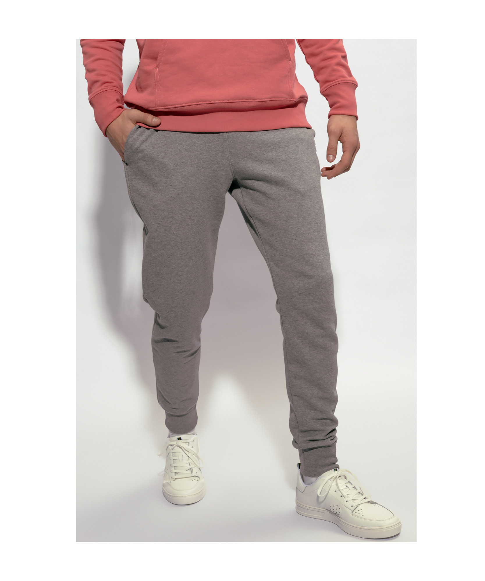 Ps By Paul Smith Zebra-logo Track Pants In Gray