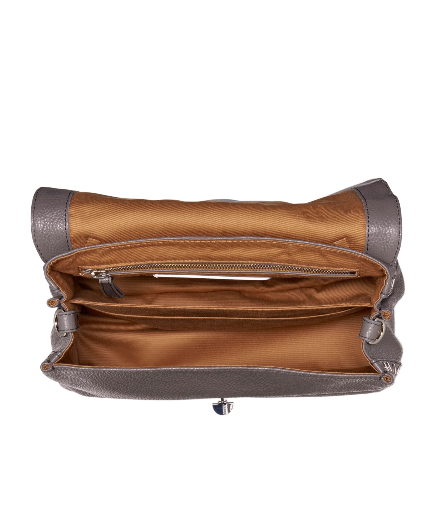 Zanellato Small Postina Messenger Bag In Gray