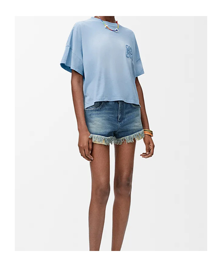 Loewe Round Neck Short Sleeve T-shirt