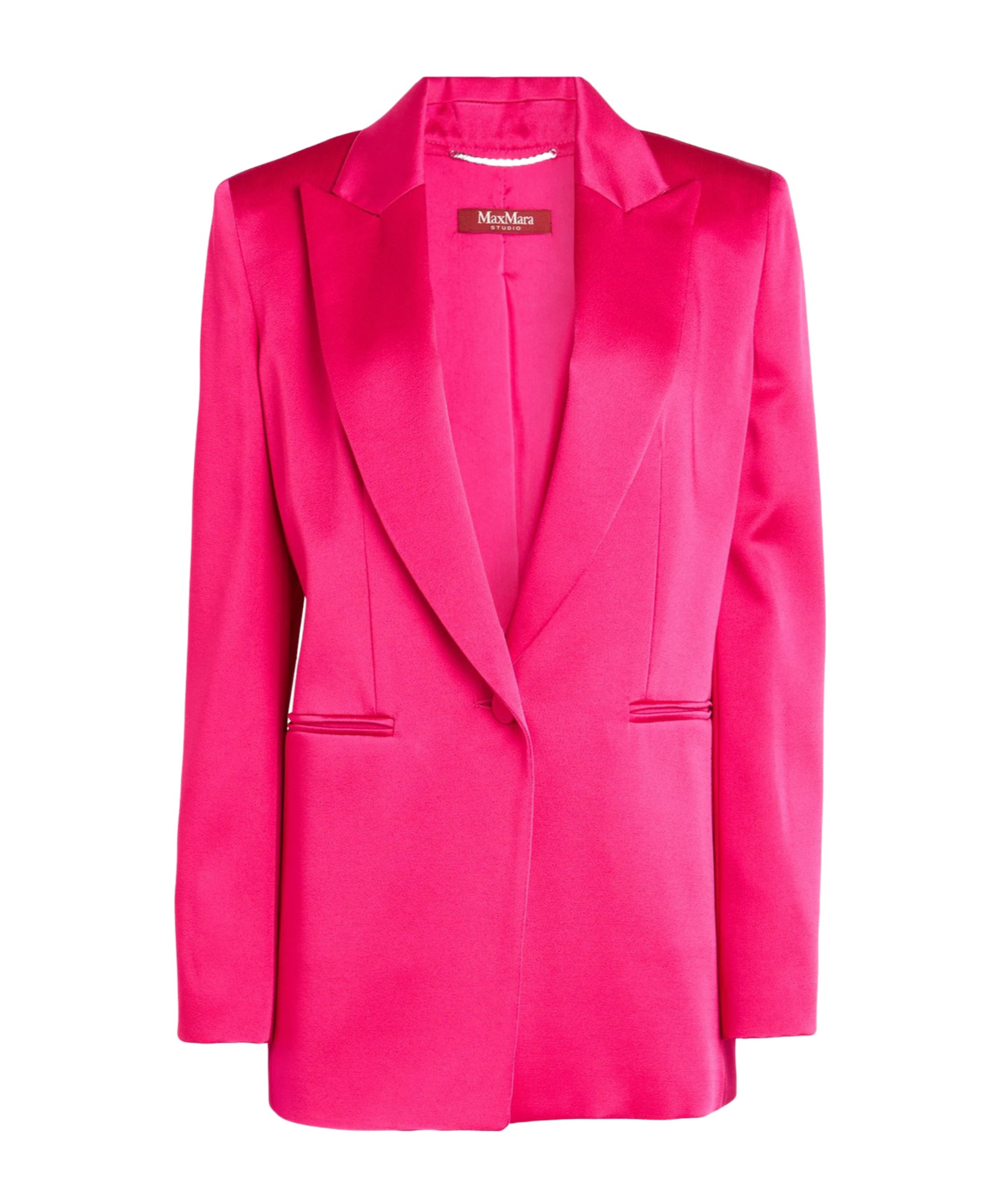 Max Mara Pink Satin Blazer