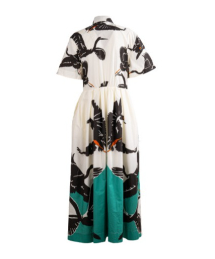 Sara Roka Print Dress In Multicolor
