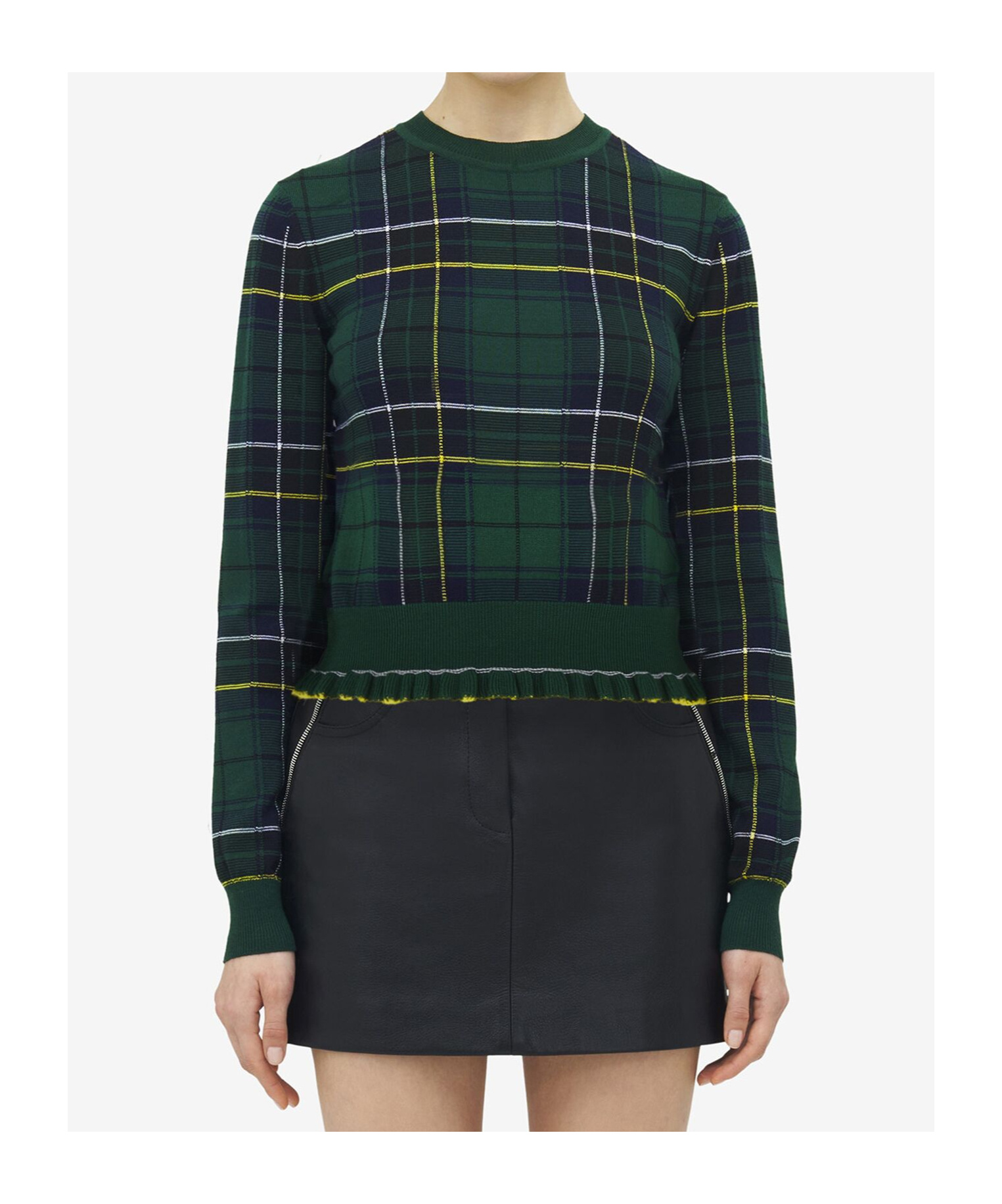 Alexander Mcqueen Sweater Mcqueen Woman Color Multicolor In Green