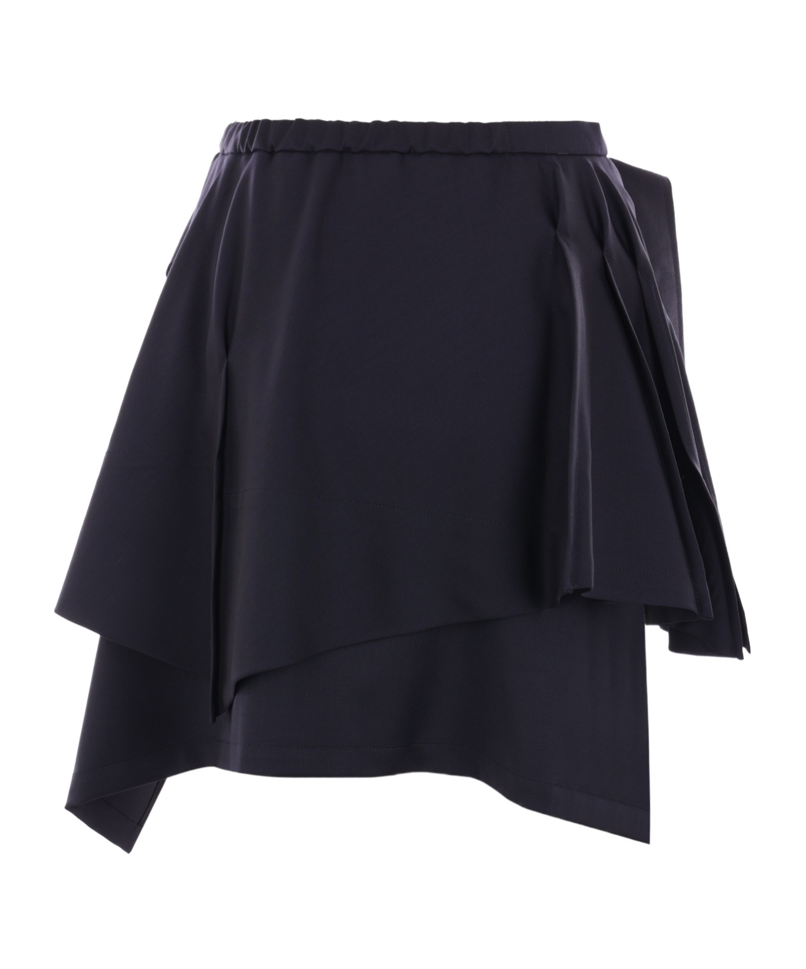 Shop Vivienne Westwood Meghan Asymmetric Wool Skirt In Black