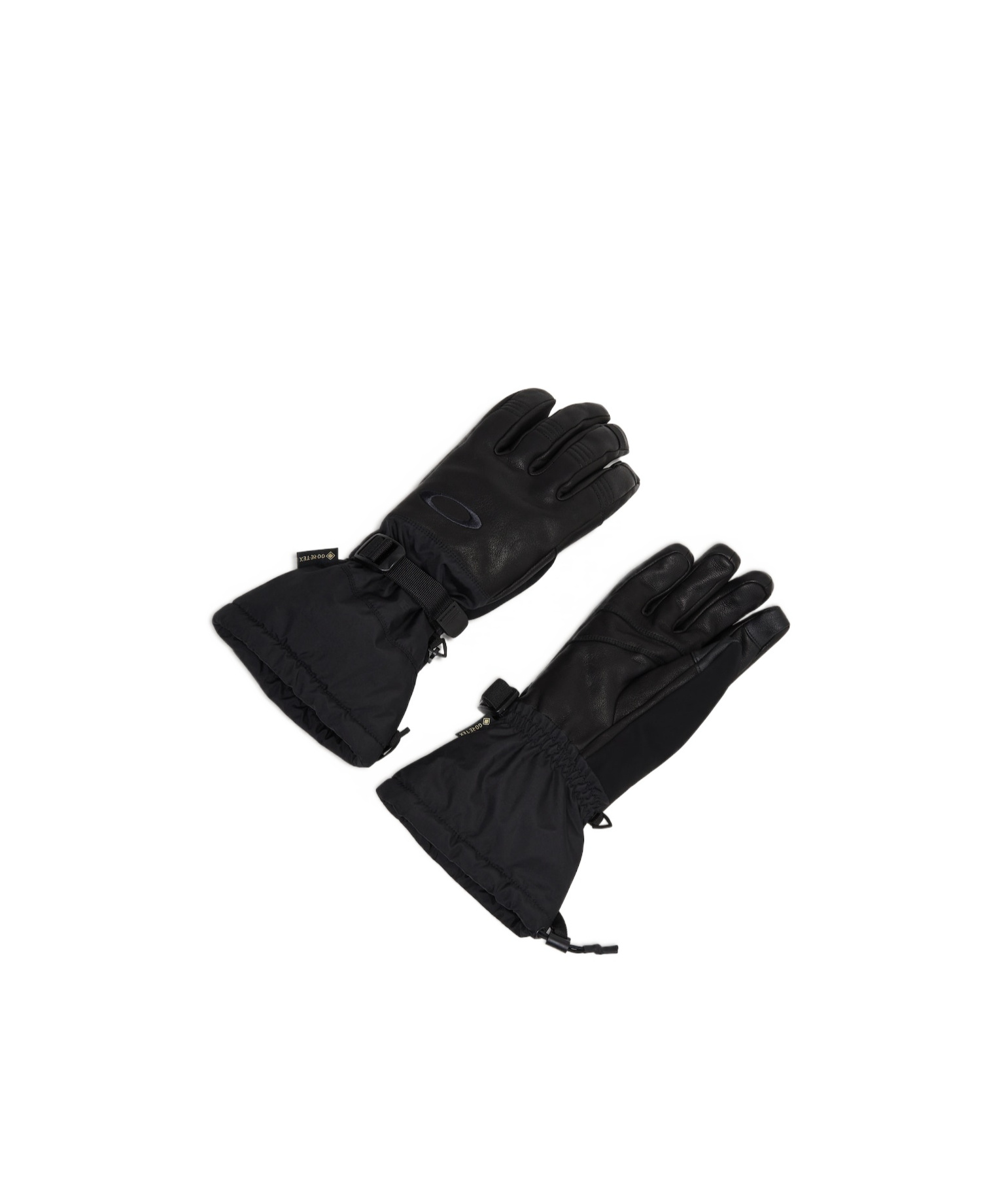 Oakley Mann Ellipse Goatskin Gauntlet Gloves In Black