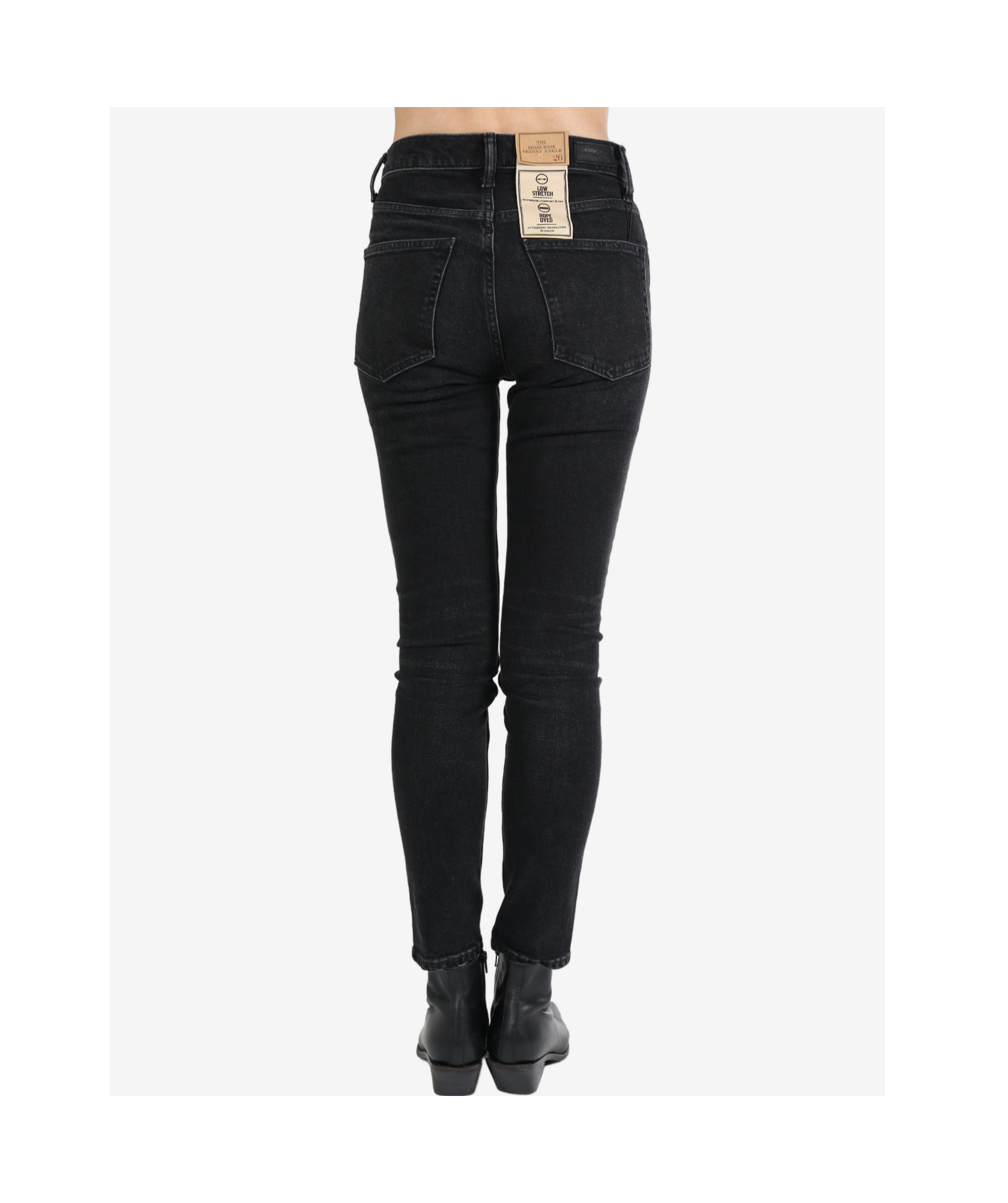 Polo Ralph Lauren Belt-strap Jeans In Black