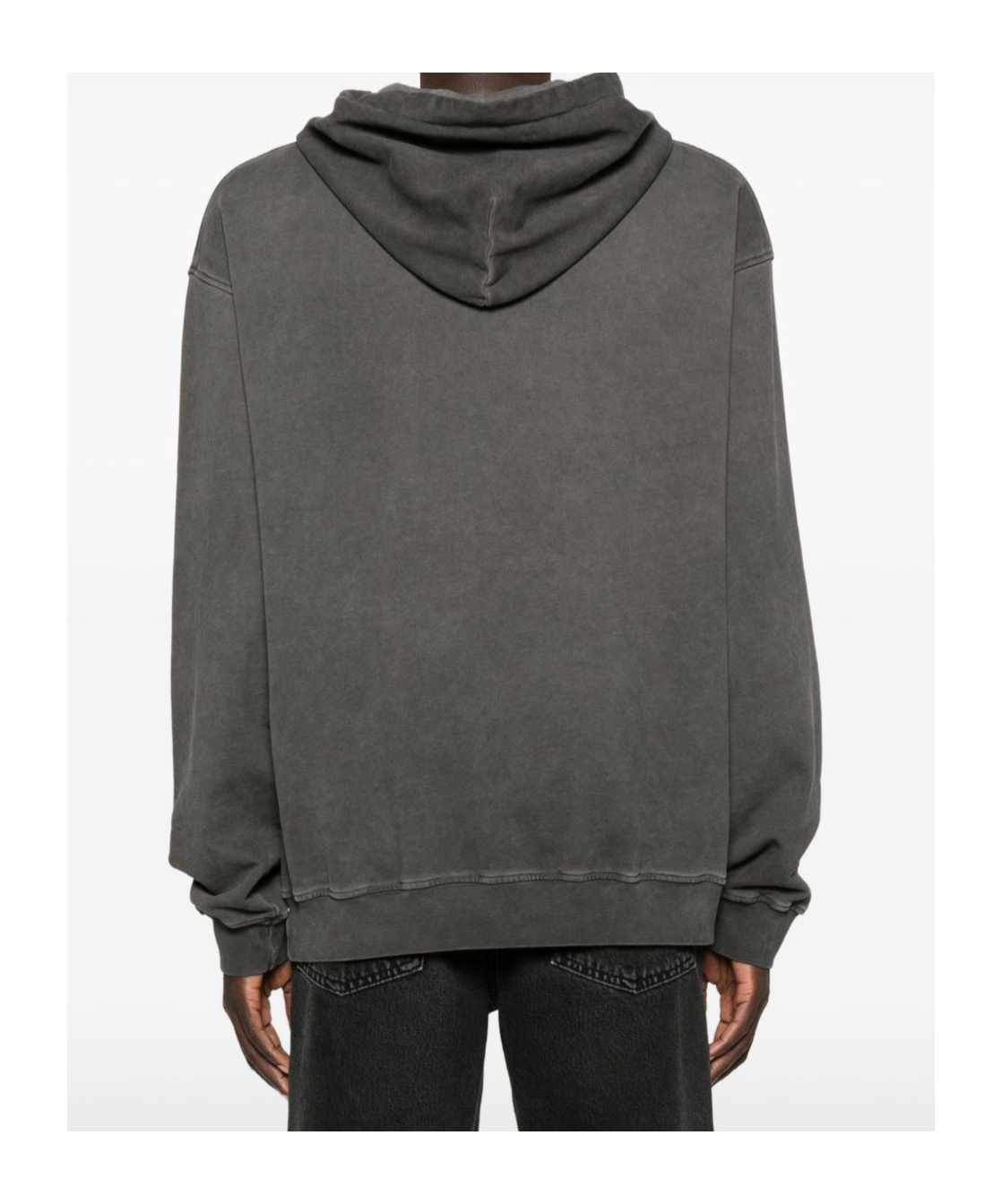Vision Of Super Washed Gray Hoodie With Front Kangaroo Pocket In Gray