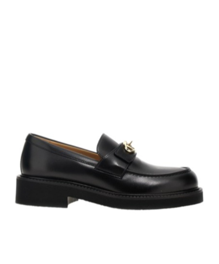 Valentino Vlogo Locker Loaf In Black