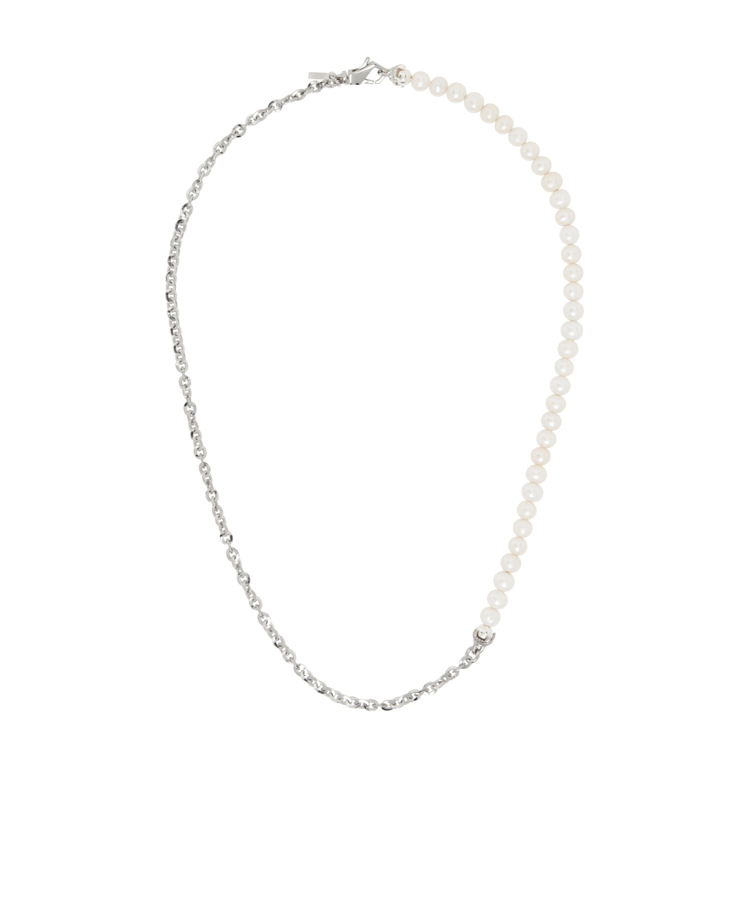 Emanuele Bicocchi Rope Chain Necklace In White