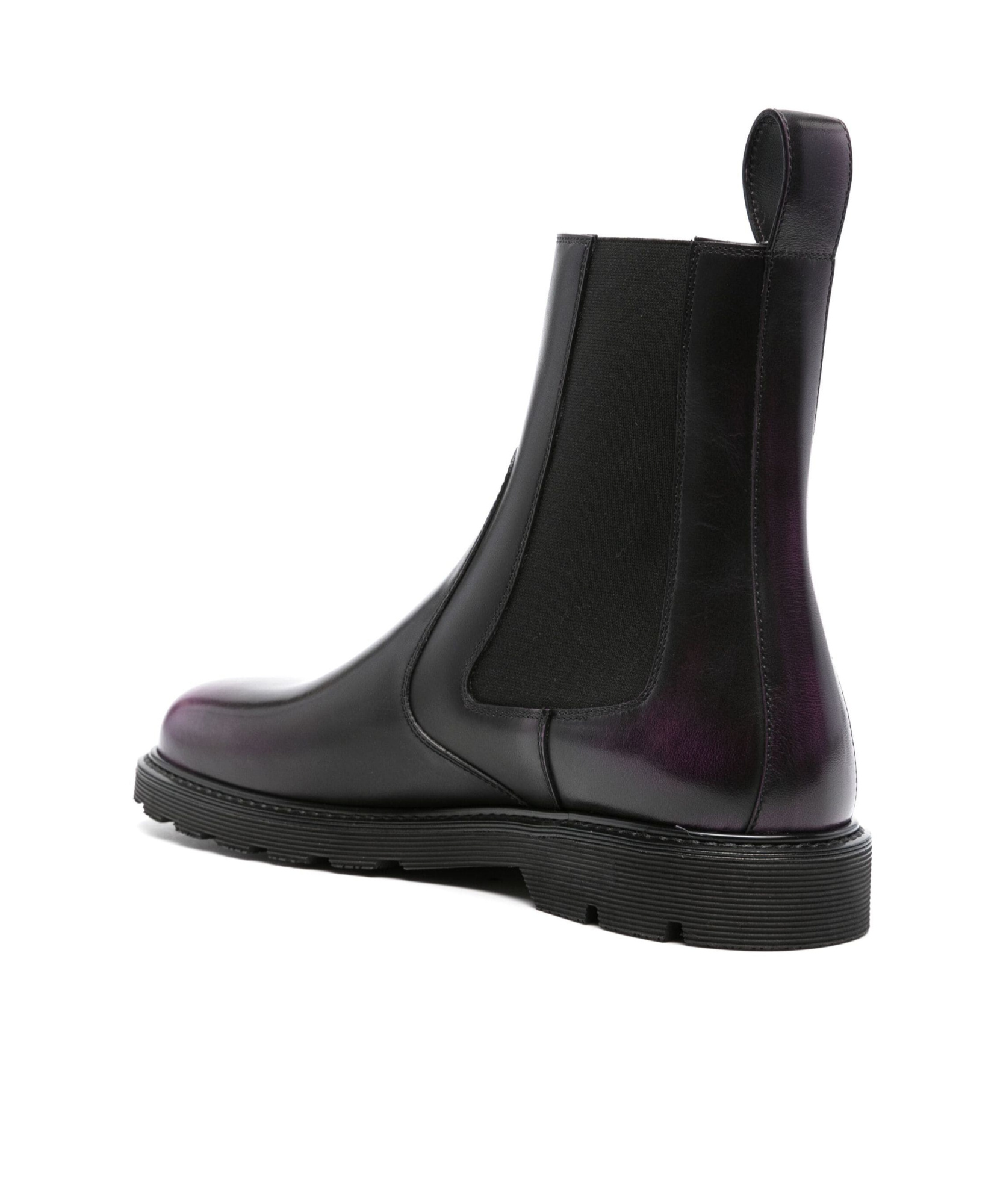 Loewe Blaze Leather Chelsea Boots In Black