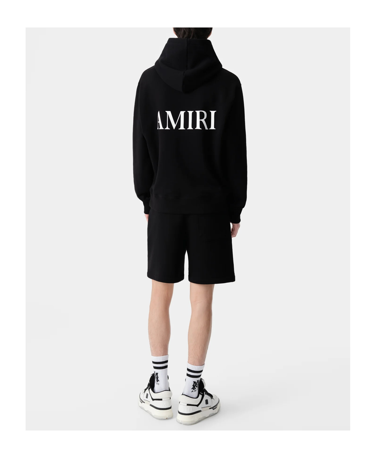 Amiri Logo Nylon Swim Shorts In Black