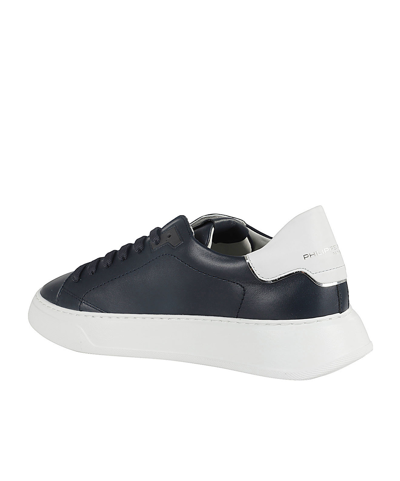 Philippe Model Temple Logo-patch Sneakers In White