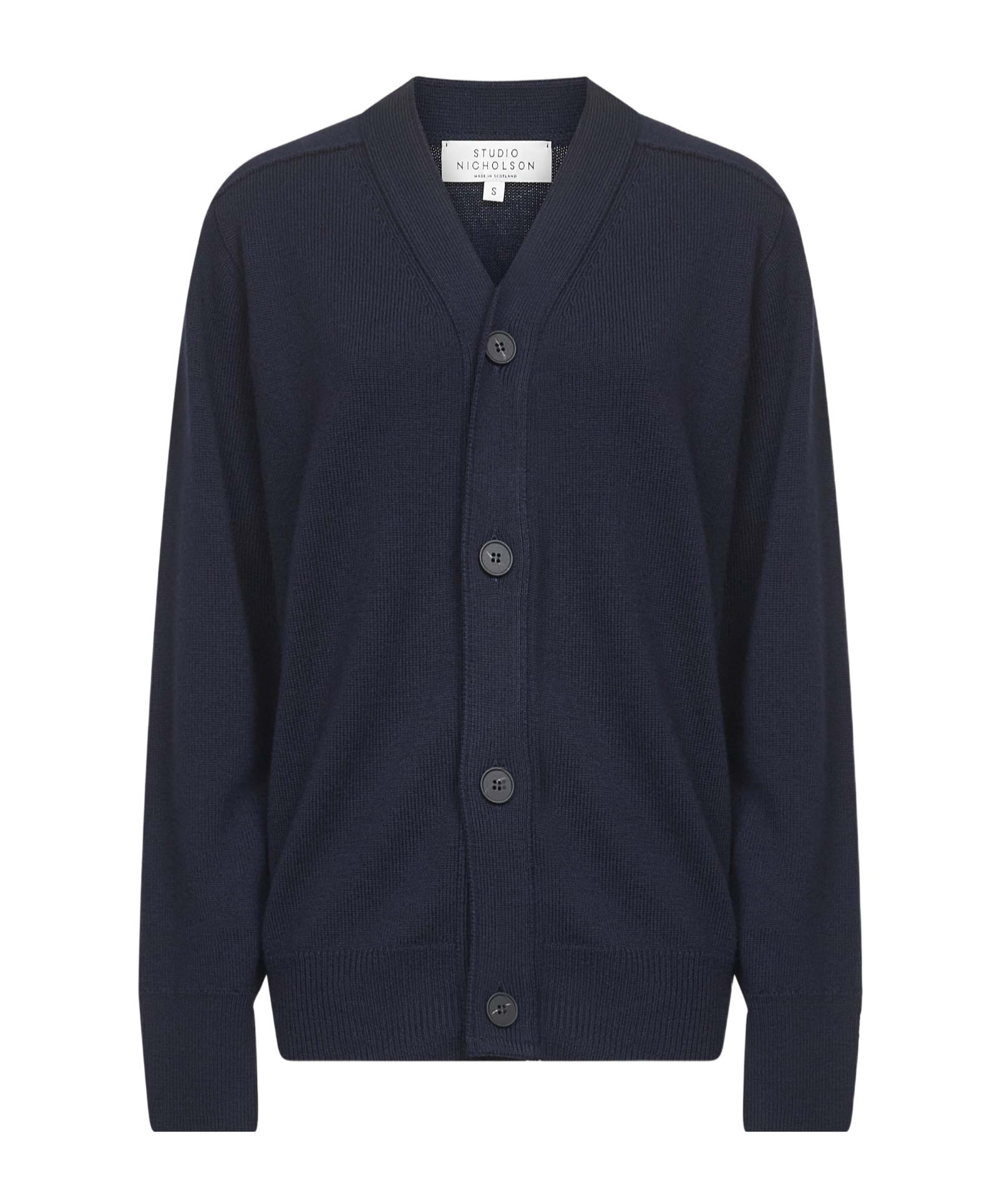 Studio Nicholson Button Sweater In Black